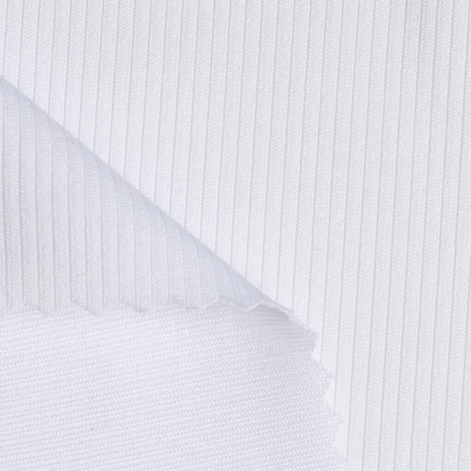 5.75 oz. 98/2 Polyester Spandex 2x1 Interlock Rib Knit Fabric - TVF