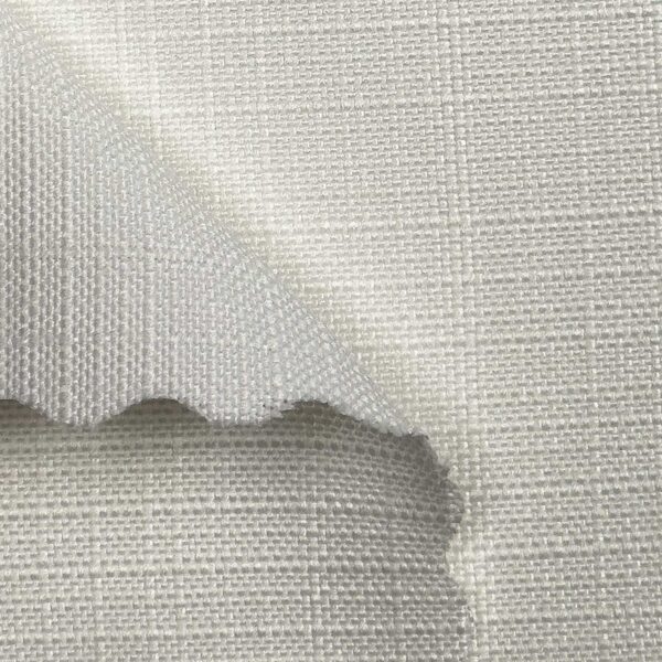 Black Polyester Linen Fabric